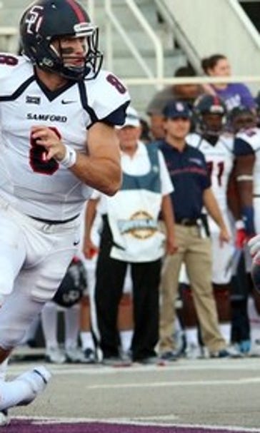 Central Arkansas, Samford rise in Top 25
